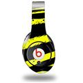 WraptorSkinz Skin Decal Wrap compatible with Beats Studio (Original) Headphones Zebra Yellow Skin Only (HEADPHONES NOT INCLUDED)