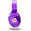 WraptorSkinz Skin Decal Wrap compatible with Beats Studio (Original) Headphones Deathrock Bats Purple Skin Only (HEADPHONES NOT INCLUDED)