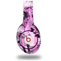 WraptorSkinz Skin Decal Wrap compatible with Beats Studio (Original) Headphones Scene Kid Sketches Pink Skin Only (HEADPHONES NOT INCLUDED)