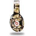 WraptorSkinz Skin Decal Wrap compatible with Beats Studio (Original) Headphones Leave Pattern 1 Brown Skin Only (HEADPHONES NOT INCLUDED)