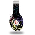 WraptorSkinz Skin Decal Wrap compatible with Beats Studio (Original) Headphones Kearas Flowers on Black Skin Only (HEADPHONES NOT INCLUDED)