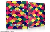 iPad Skin - Brushed Cirlces Multi Dark (fits iPad2 and iPad3)