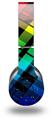 WraptorSkinz Skin Decal Wrap compatible with Beats Wireless (Original) Headphones Rainbow Plaid Skin Only (HEADPHONES NOT INCLUDED)