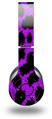 WraptorSkinz Skin Decal Wrap compatible with Beats Wireless (Original) Headphones Purple Leopard Skin Only (HEADPHONES NOT INCLUDED)