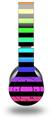 WraptorSkinz Skin Decal Wrap compatible with Beats Wireless (Original) Headphones Stripes Rainbow Skin Only (HEADPHONES NOT INCLUDED)