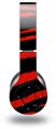 WraptorSkinz Skin Decal Wrap compatible with Beats Wireless (Original) Headphones Zebra Red Skin Only (HEADPHONES NOT INCLUDED)