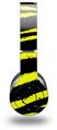 WraptorSkinz Skin Decal Wrap compatible with Beats Wireless (Original) Headphones Zebra Yellow Skin Only (HEADPHONES NOT INCLUDED)