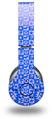 WraptorSkinz Skin Decal Wrap compatible with Beats Wireless (Original) Headphones Gothic Punk Pattern Blue Skin Only (HEADPHONES NOT INCLUDED)