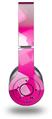 WraptorSkinz Skin Decal Wrap compatible with Beats Wireless (Original) Headphones Bokeh Squared Hot Pink Skin Only (HEADPHONES NOT INCLUDED)