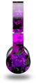 WraptorSkinz Skin Decal Wrap compatible with Beats Wireless (Original) Headphones Purple Star Checkerboard Skin Only (HEADPHONES NOT INCLUDED)