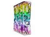 Scene Kid Sketches Rainbow Decal Style Skin for XBOX 360 Slim Vertical