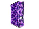 Daisies Purple Decal Style Skin for XBOX 360 Slim Vertical