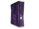 Bokeh Music Purple Decal Style Skin for XBOX 360 Slim Vertical