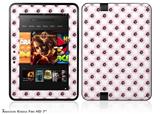 Kearas Daisies Diffuse Glow Pink Decal Style Skin fits 2012 Amazon Kindle Fire HD 7 inch