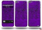 Folder Doodles Purple Decal Style Vinyl Skin - fits Apple iPod Touch 5G (IPOD NOT INCLUDED)