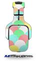 Brushed Cirlces Multi Light Decal Style Skin (fits Tritton AX Pro Gaming Headphones - HEADPHONES NOT INCLUDED) 