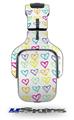 Kearas Hearts White Decal Style Skin (fits Tritton AX Pro Gaming Headphones - HEADPHONES NOT INCLUDED) 