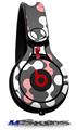 WraptorSkinz Skin Decal Wrap compatible with Beats Mixr Headphones Locknodes 04 Pink Skin Only (HEADPHONES NOT INCLUDED)