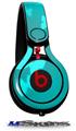WraptorSkinz Skin Decal Wrap compatible with Beats Mixr Headphones Bokeh Butterflies Neon Teal Skin Only (HEADPHONES NOT INCLUDED)