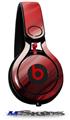 WraptorSkinz Skin Decal Wrap compatible with Beats Mixr Headphones Paint Blend Red Skin Only (HEADPHONES NOT INCLUDED)