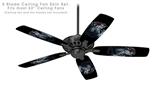 Two Face with Rose - Ceiling Fan Skin Kit fits most 52 inch fans (FAN and BLADES SOLD SEPARATELY)