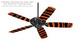Zebra Orange - Ceiling Fan Skin Kit fits most 52 inch fans (FAN and BLADES SOLD SEPARATELY)
