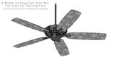 Winter Snow Gray - Ceiling Fan Skin Kit fits most 52 inch fans (FAN and BLADES SOLD SEPARATELY)