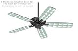 Winter Trees Green - Ceiling Fan Skin Kit fits most 52 inch fans (FAN and BLADES SOLD SEPARATELY)