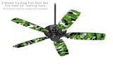 WraptorCamo Digital Camo Green - Ceiling Fan Skin Kit fits most 52 inch fans (FAN and BLADES SOLD SEPARATELY)