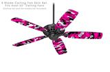 WraptorCamo Digital Camo Hot Pink - Ceiling Fan Skin Kit fits most 52 inch fans (FAN and BLADES SOLD SEPARATELY)