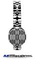 Skull And Crossbones Pattern Bw Decal Style Skin (fits Sol Republic Tracks Headphones - HEADPHONES NOT INCLUDED) 
