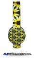 Daisies Yellow Decal Style Skin (fits Sol Republic Tracks Headphones - HEADPHONES NOT INCLUDED) 