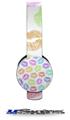 Rainbow Lips White Decal Style Skin (fits Sol Republic Tracks Headphones - HEADPHONES NOT INCLUDED)