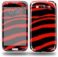 Zebra Red - Decal Style Skin (fits Samsung Galaxy S III S3)