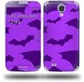 Deathrock Bats Purple - Decal Style Skin (fits Samsung Galaxy S IV S4)