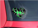 SceneKid Green - I Heart Love Car Window Decal 6.5 x 5.5 inches